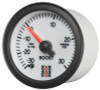 Autometer Stack 52mm -30INHG to +30 PSI (Incl T-Fitting) Pro Stepper Motor Boost Press Gauge - White
