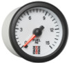 Autometer Stack 52mm 0-15 PSI 1/8in NPTF Male Pro Stepper Motor Fuel Pressure Gauge - White