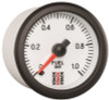 Autometer Stack 52mm 0-1 Bar M10 Male Pro Stepper Motor Fuel Pressure Gauge - White