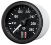 Autometer Stack 52mm 140-280 Deg F 1/8in NPTF Male Pro Stepper Motor Oil Temp Gauge - Black