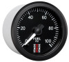 Autometer Stack 52mm 0-100 PSI 1/8in NPTF Male Pro Stepper Motor Fuel Pressure Gauge - Black