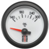 Autometer Stack 52mm 140-300 Deg F 1/8in NPTF Electric Oil Temp Gauge - White