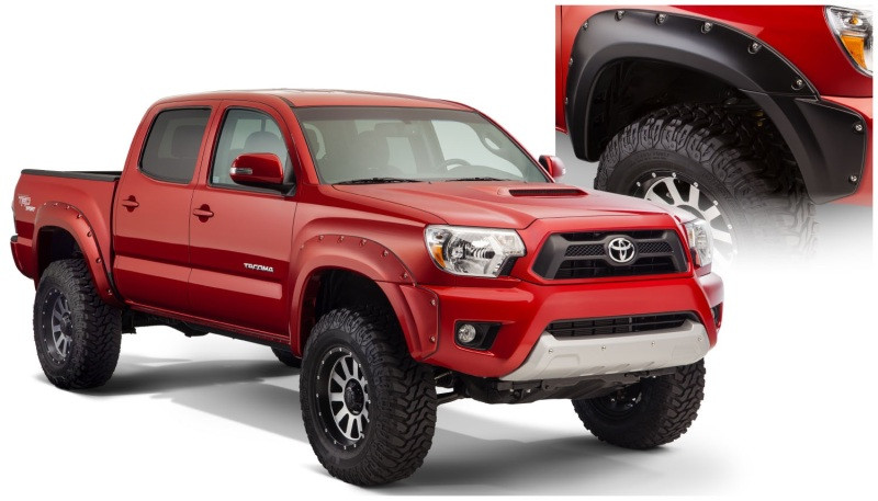 Bushwacker 12-15 Toyota Tacoma Fleetside Pocket Style Flares 4pc