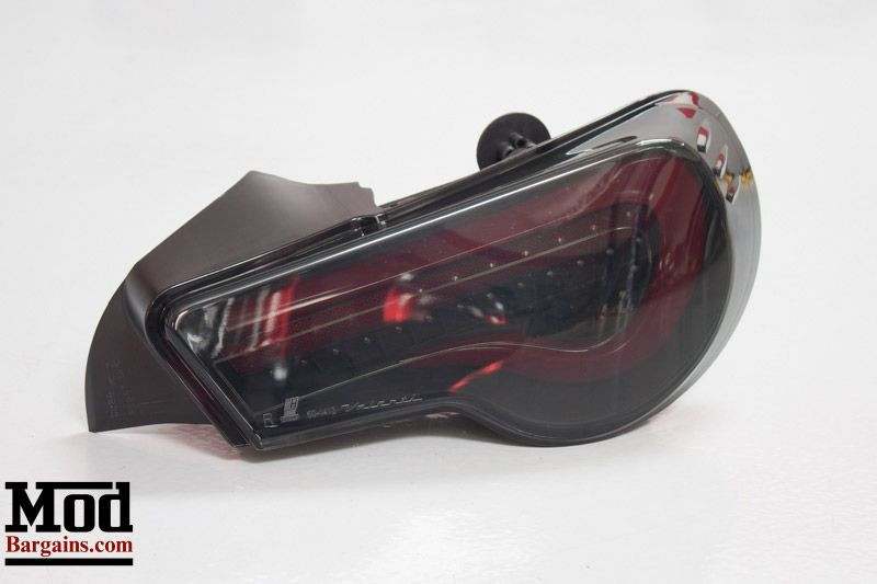Valenti LED Tail Lights Smoked Lens with Red Light Bar for 20122017