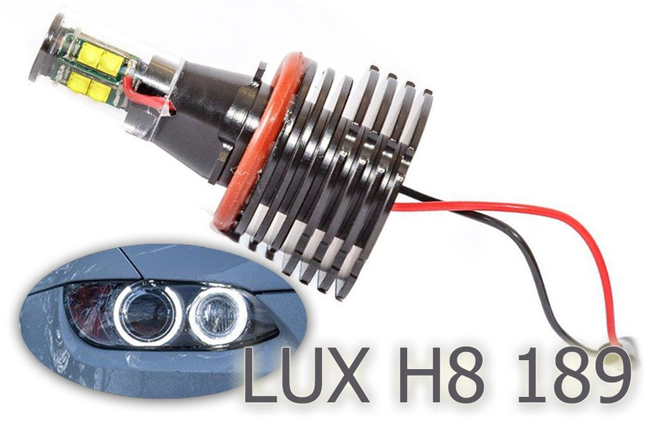 LUX Angel Eyes H8 180 BMW イカリング LEDバルブ - 車外アクセサリー