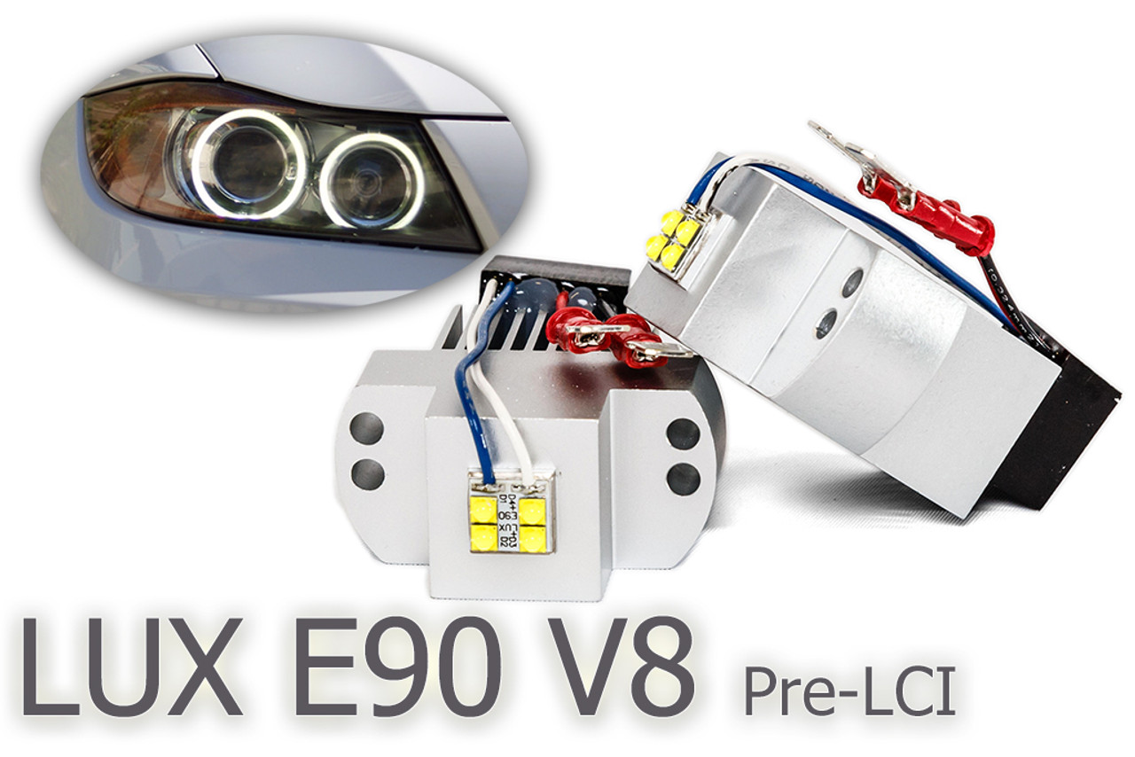 LUX V7 Angel Eye LEDs for Pre-LCI E90 BMWs