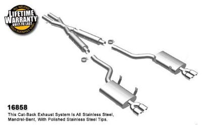 MagnaFlow Catted Header-Back Exhaust for 2006-10 BMW M5 [E60] w