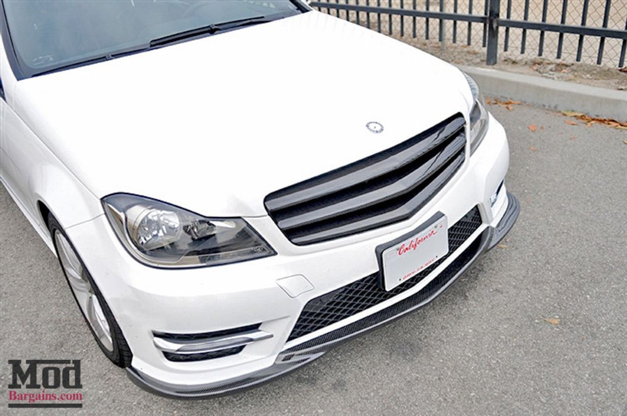 Carbon Front Grille for 2008-11 Mercedes C-Class [W204]