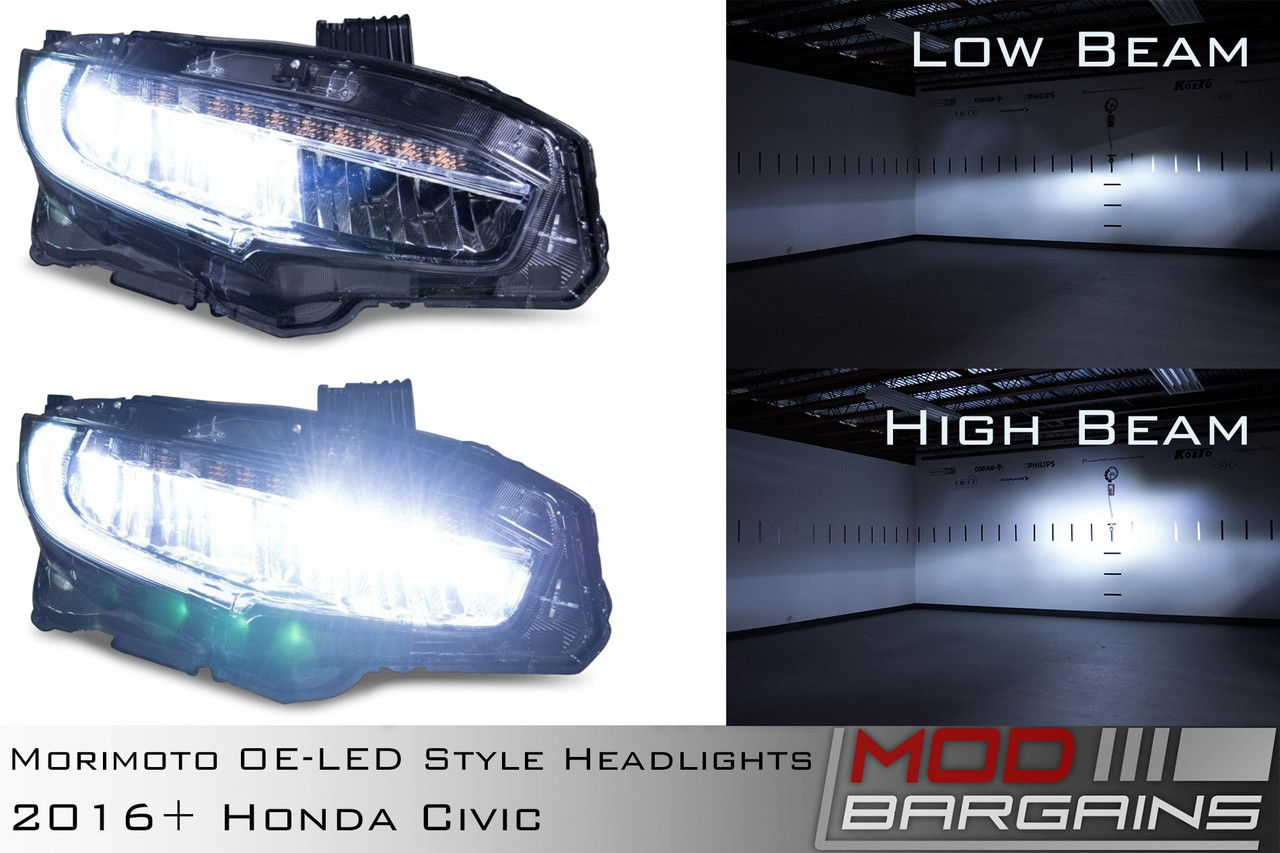 *Morimoto OE+ LED Headlights (2016+ Honda Civic)