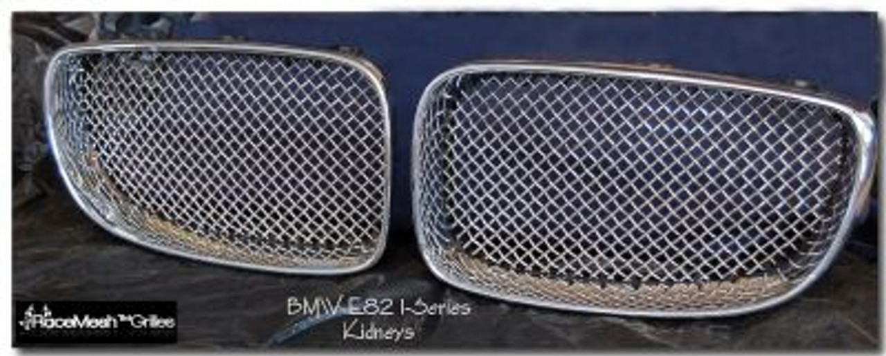 Kidney Grilles in Mesh for 2008-13 BMW 128i/135i [E82] by RaceMesh