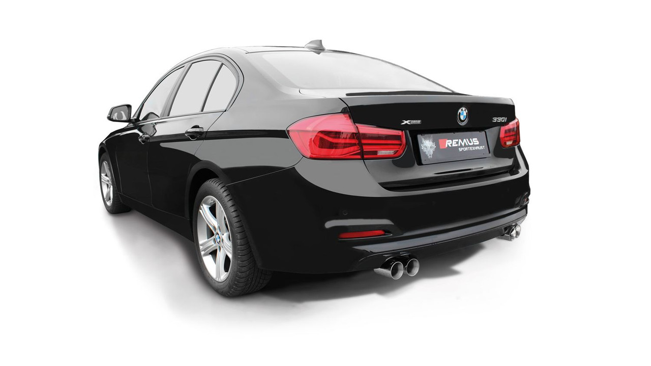 REMUS Sport Quad Exhaust for 2016-18 BMW 330i [F30/F31] (086514 1500)