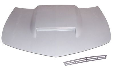 Hood w/ Functional Scoop + Grill for 201013 Chevrolet Camaro [Gen 5 F