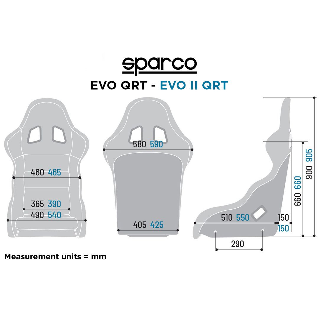 Sparco EVO II QRT Competition Seat for BMW - 008008RNR