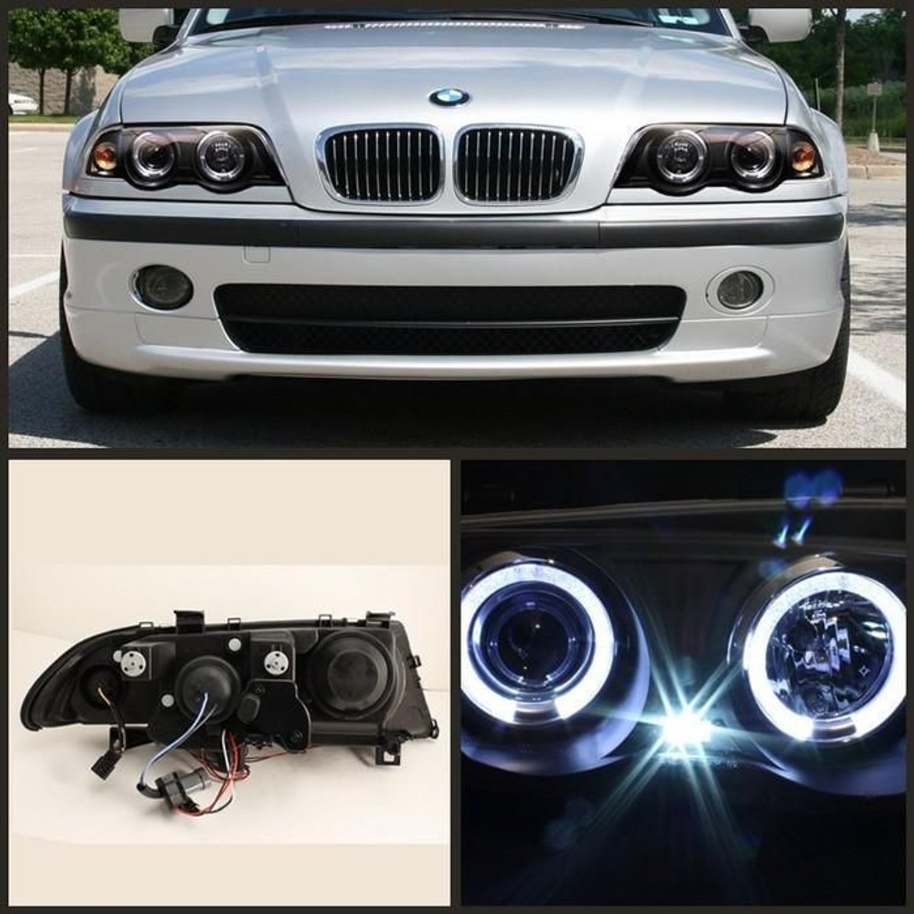 2001 bmw 330i halo headlights