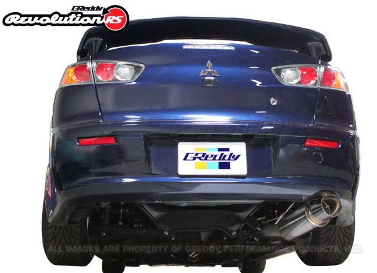 Greddy Axleback Revolution RS Exhaust Mitsubishi Lancer GT 2012