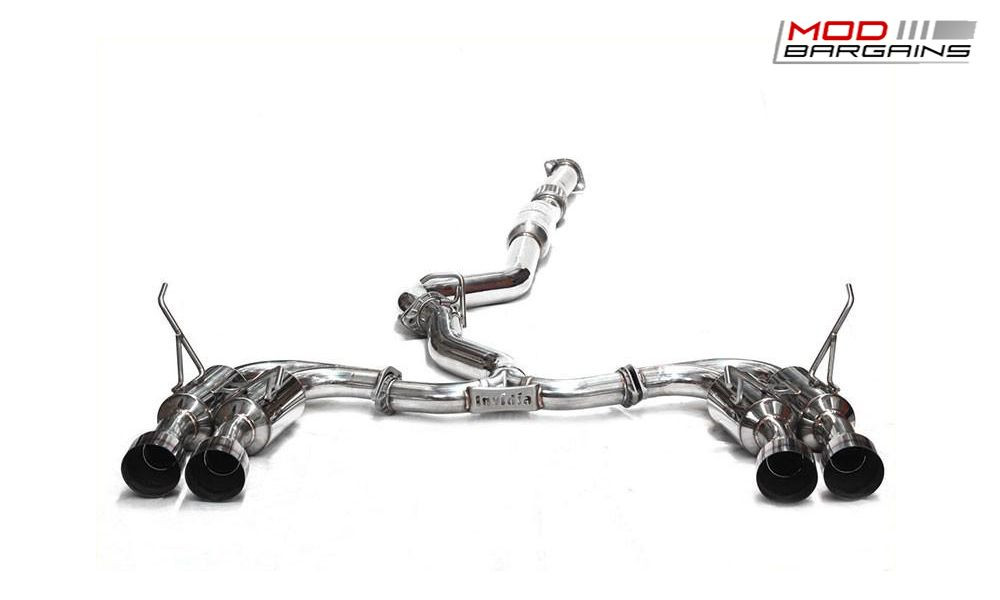 Invidia R400 Gemini Quad Tip Exhaust System for 2015+ WRX|STI
