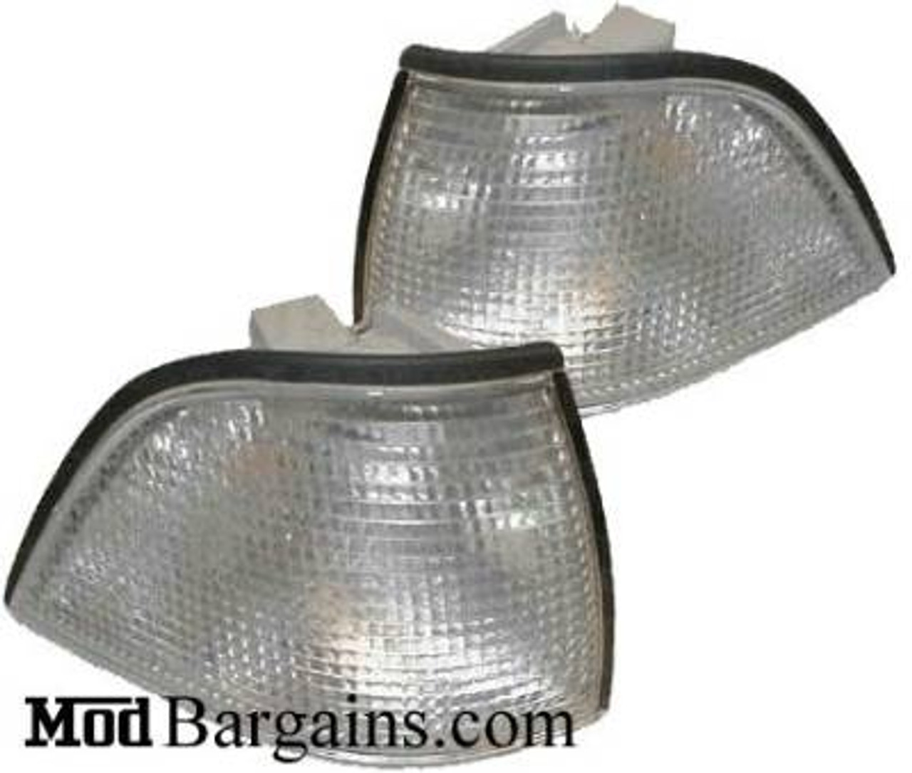 Glass Lens Projector Headlight+Clear Corner Lights For BMW E36 2D COUPE