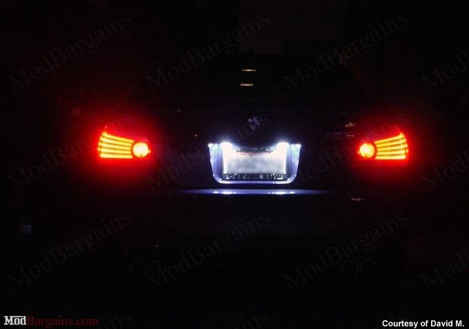 Led Kennzeichenbeleuchtung passend für alle BMW 3er, E90 E91 E92 E93 2005-2014 4