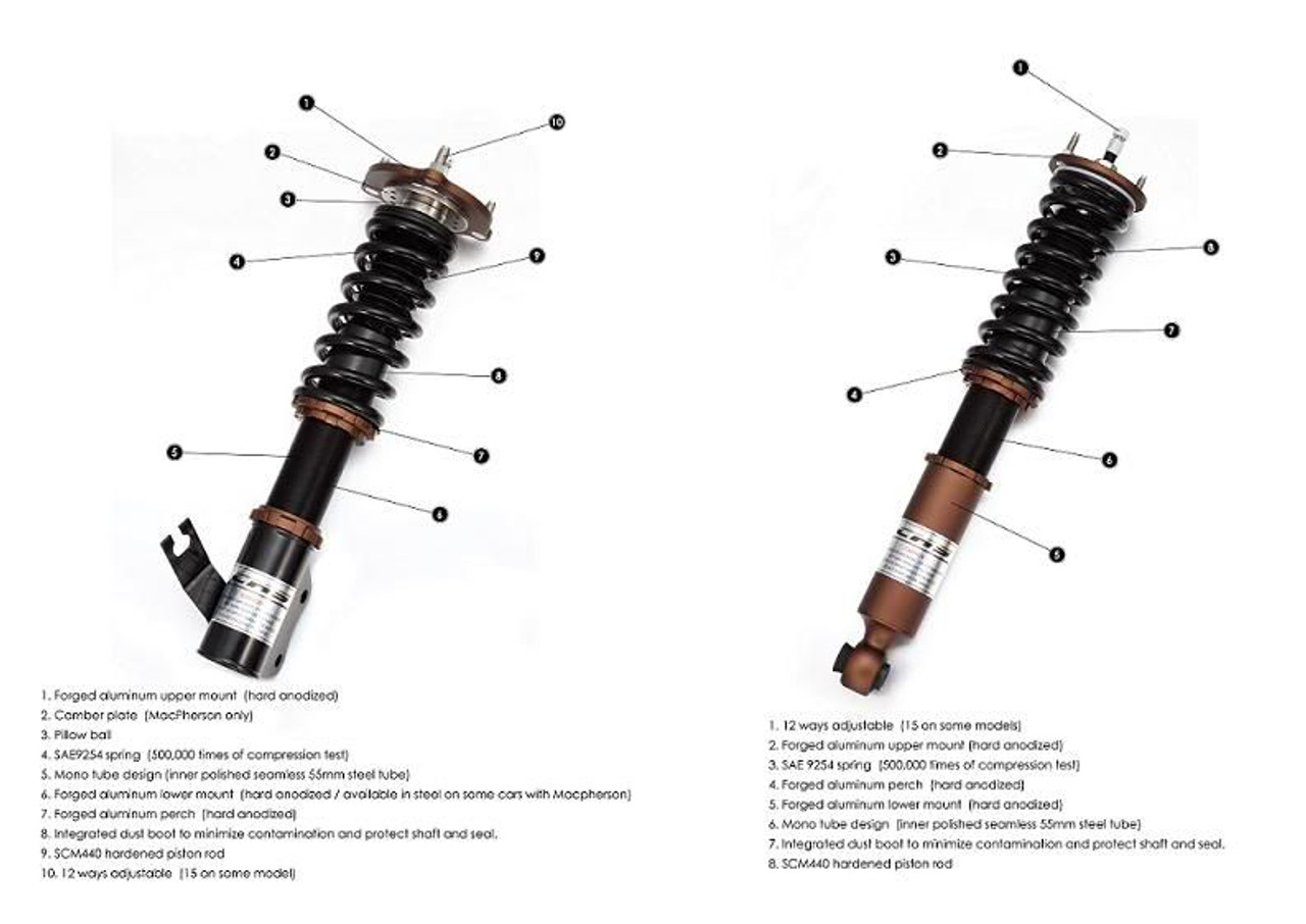 CKS Suspension Coilovers for 2003-14 Infiniti G35/G37