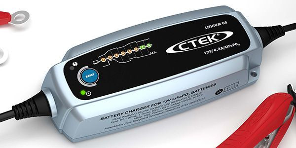 CTEK LITHIUM US Battery Charger for 12V Lithium Ion (LiFePo4