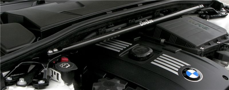 Dinan Carbon Fiber Front Strut Tower Brace for 20072010 BMW 135i 335i