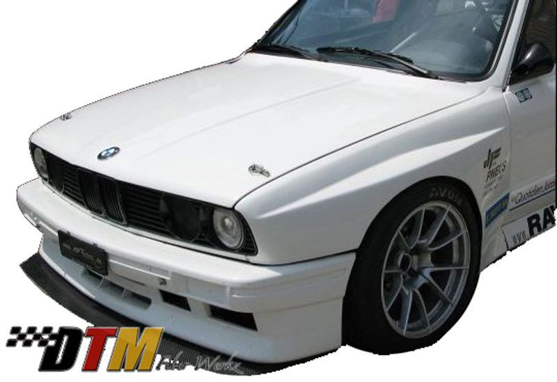DTM Fiber Werkz M3 EVO Rstyle Widebody Front Fenders/Box Flares for