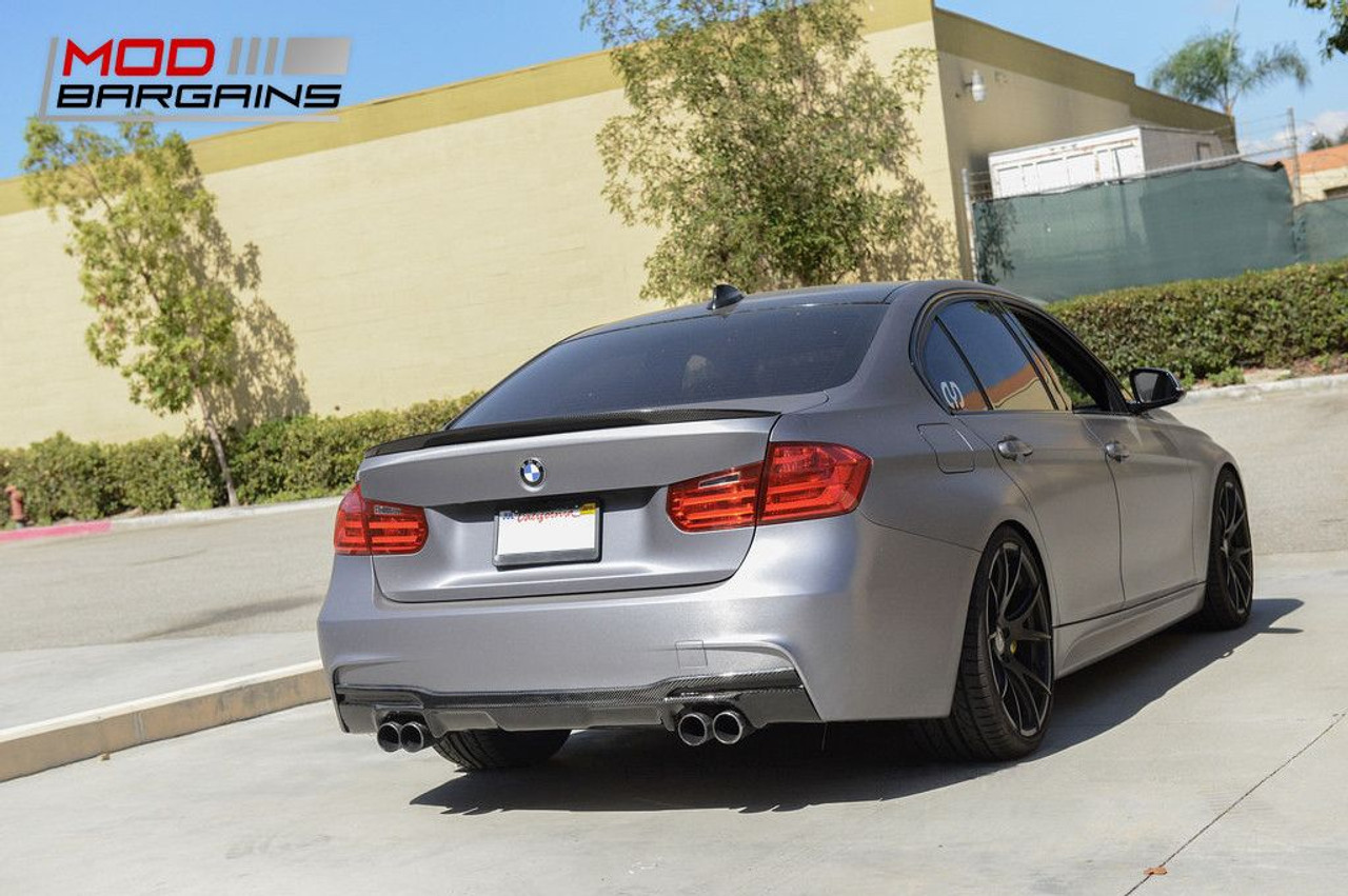 BMW F30 3 Series Performance Style Carbon Fiber Diffuser
