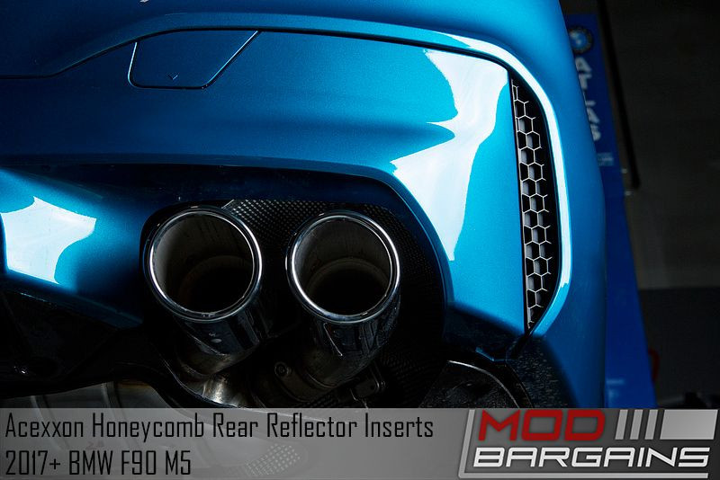 Acexxon F90 M5 (2017+) Honeycomb Rear Reflector Inserts (R23-1