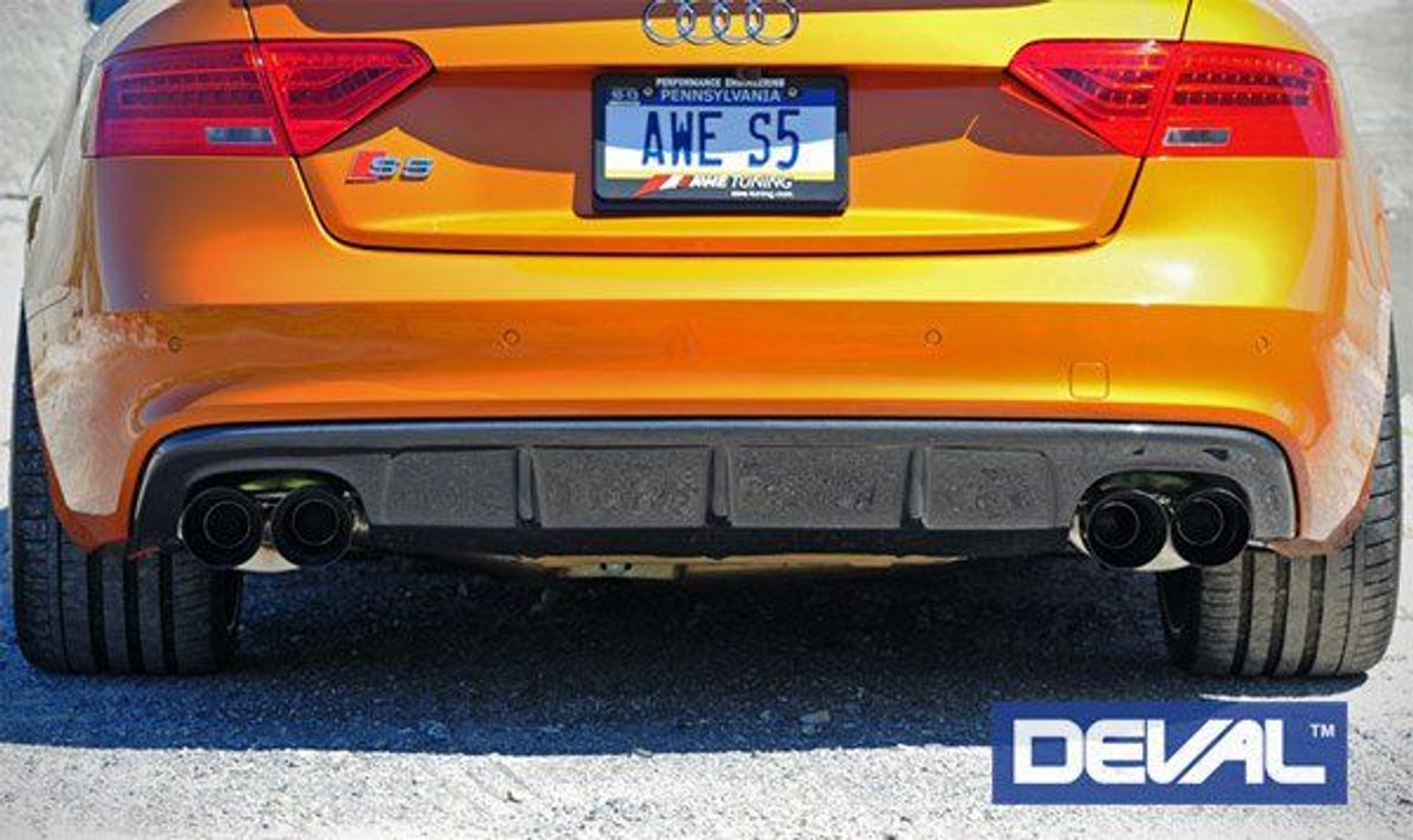 Carbon Fiber Rear Diffuser For 13 16 Audi A5 S5 B8 5 By Deval D