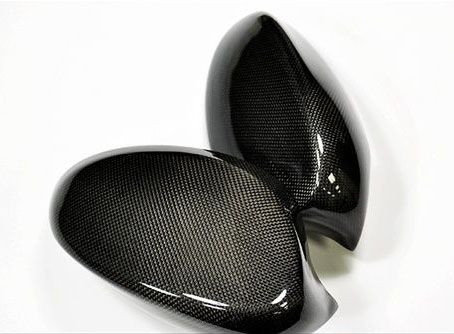 Carbon Fiber Mirror Covers For 2006 10 Bmw 3 Series Coupe Non M E92 Replacement