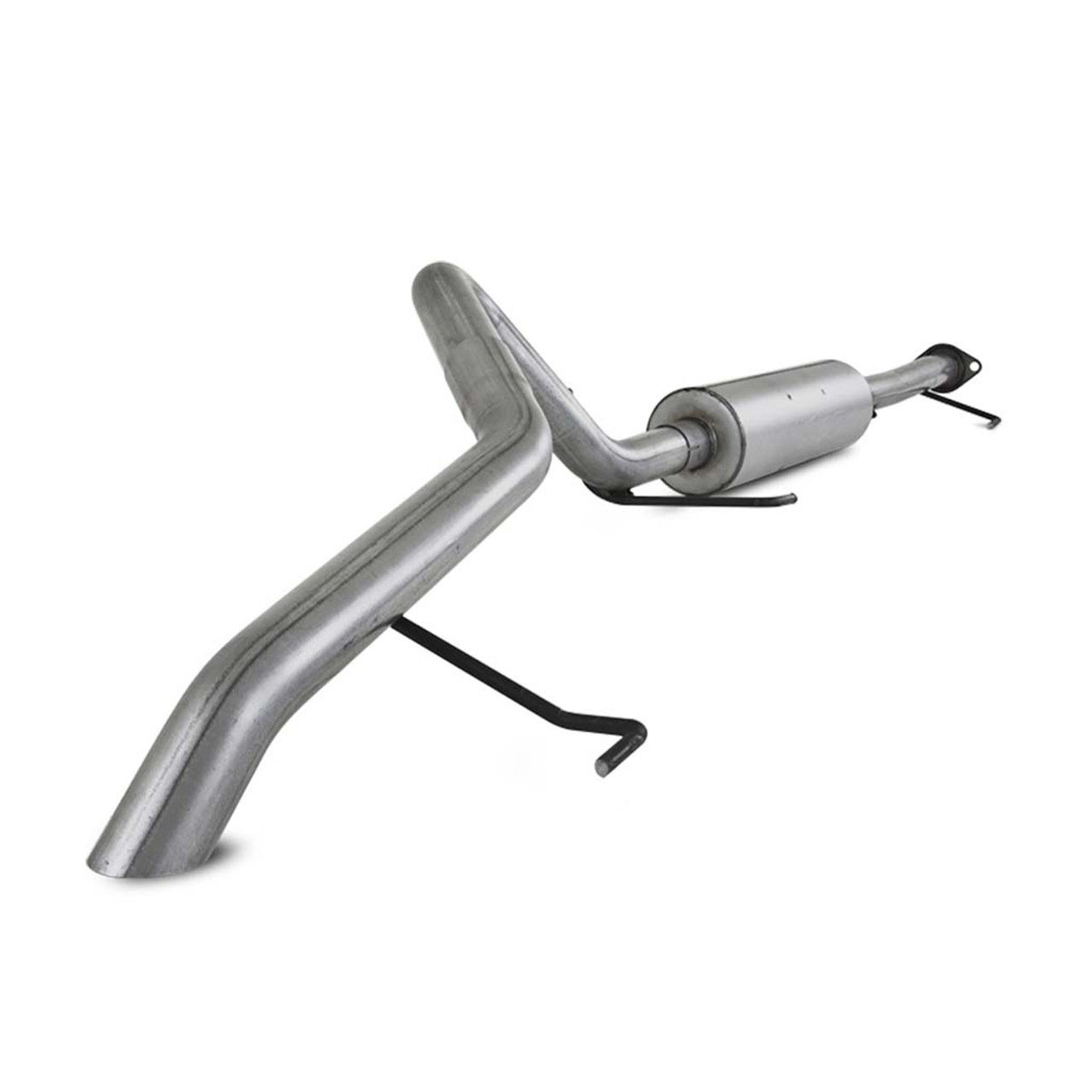 MBRP S5322409 T409-Stainless Steel Turn Down Single Side Cat Back Exhaust System 