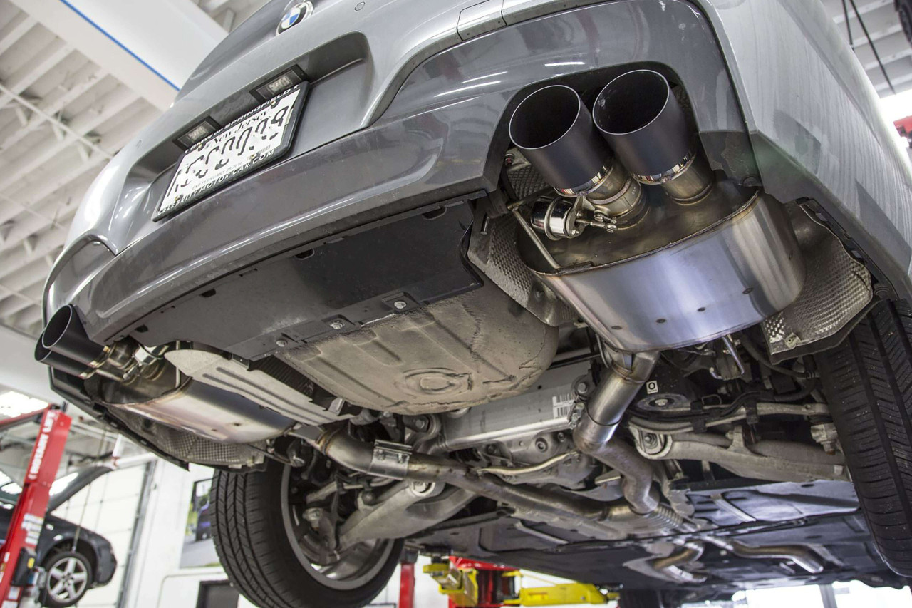 DINAN Axle-Back Exhaust w/ Polished Tips for BMW F06/F12/F13 650i