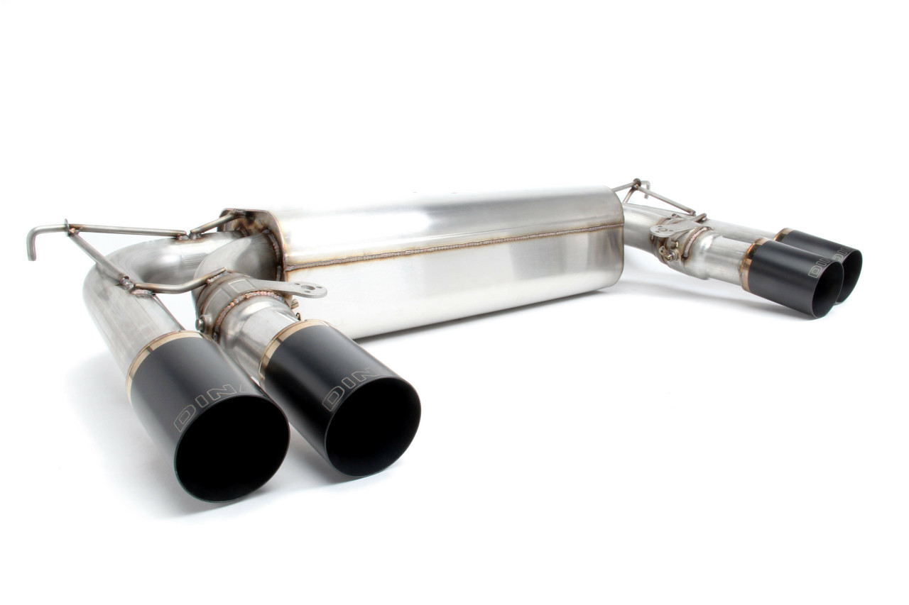 DINAN Axle-Back Exhaust w/ Black Tips for BMW F85 X5 M & F86 X6 M -