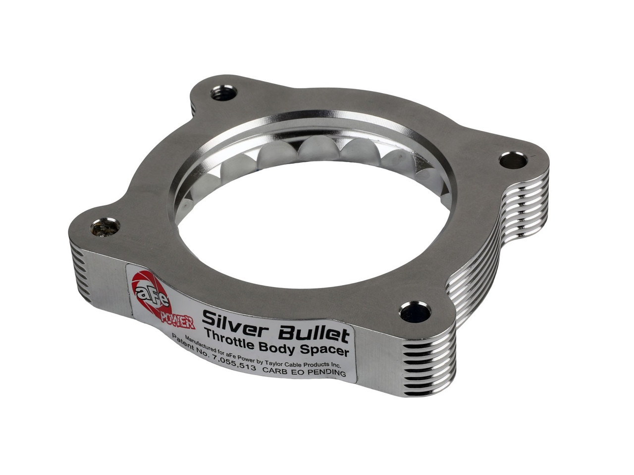 aFe Power Silver Bullet Throttle Body Spacer Silver for Chevrolet  Trailblazer/GMC Envoy 02-09 46-