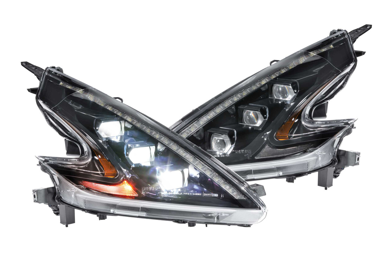 Morimoto XB LED Headlights: Nissan 370Z (09-20) (Pair / ASM / LHD