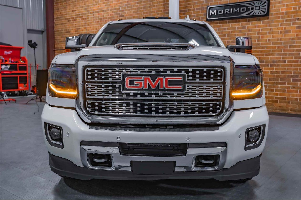 Morimoto XB LED Headlights: GMC Sierra (14-18) (Pair / ASM) - LF544
