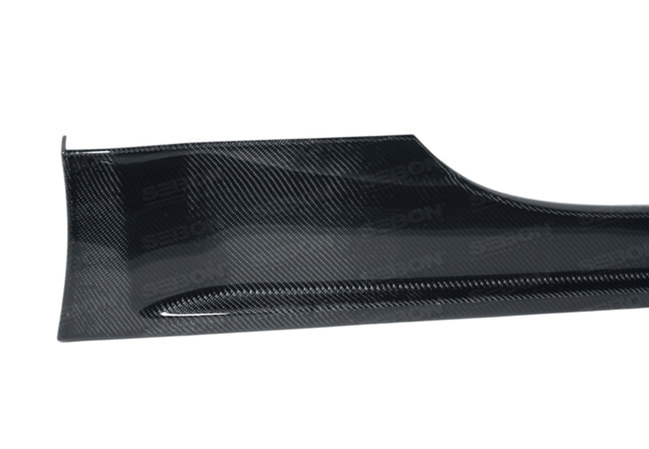 Seibon TT-style carbon fiber side skirt for 2003-2008 Nissan