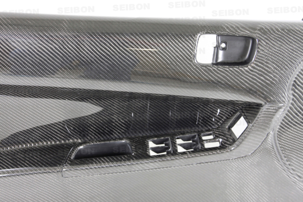 Seibon Carbon fiber front door panels for 2008-2015 Mitsubishi