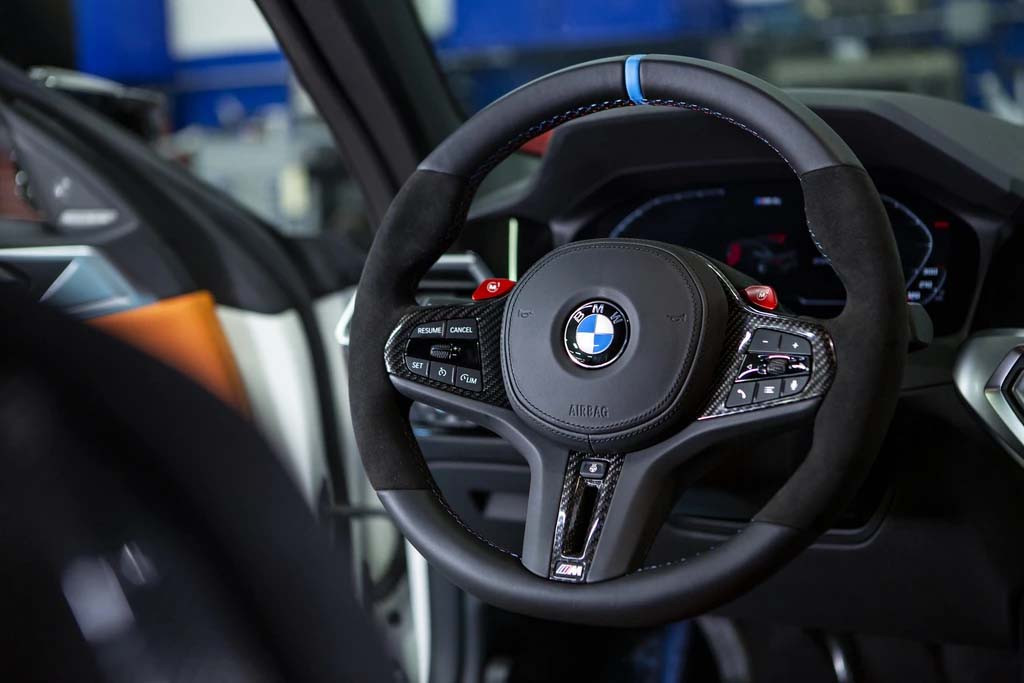 M Performance Leather/Alcantara Steering Wheel for 2021+ BMW G80 M3 G82 M4 32302462910