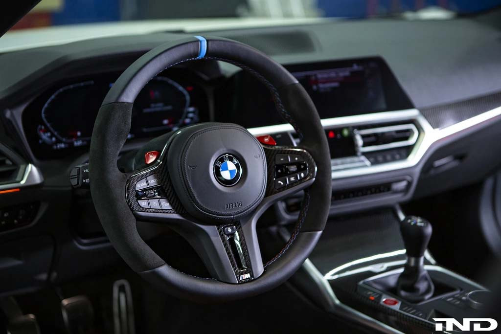 M Performance Leather/Alcantara Steering Wheel for 2021+ BMW G80 M3 ...