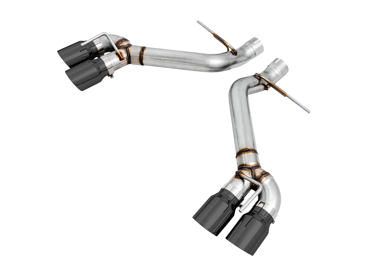 AWE Track Edition Axle-back Exhaust for Gen6 Camaro SS / ZL1 - Diamond  Black Tips (Quad Outlet) -