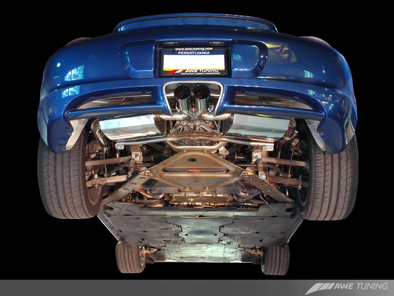 愛ページ AWE Performance Muffler for 05-08 Porsche 987 Cayman/S, Boxster/S