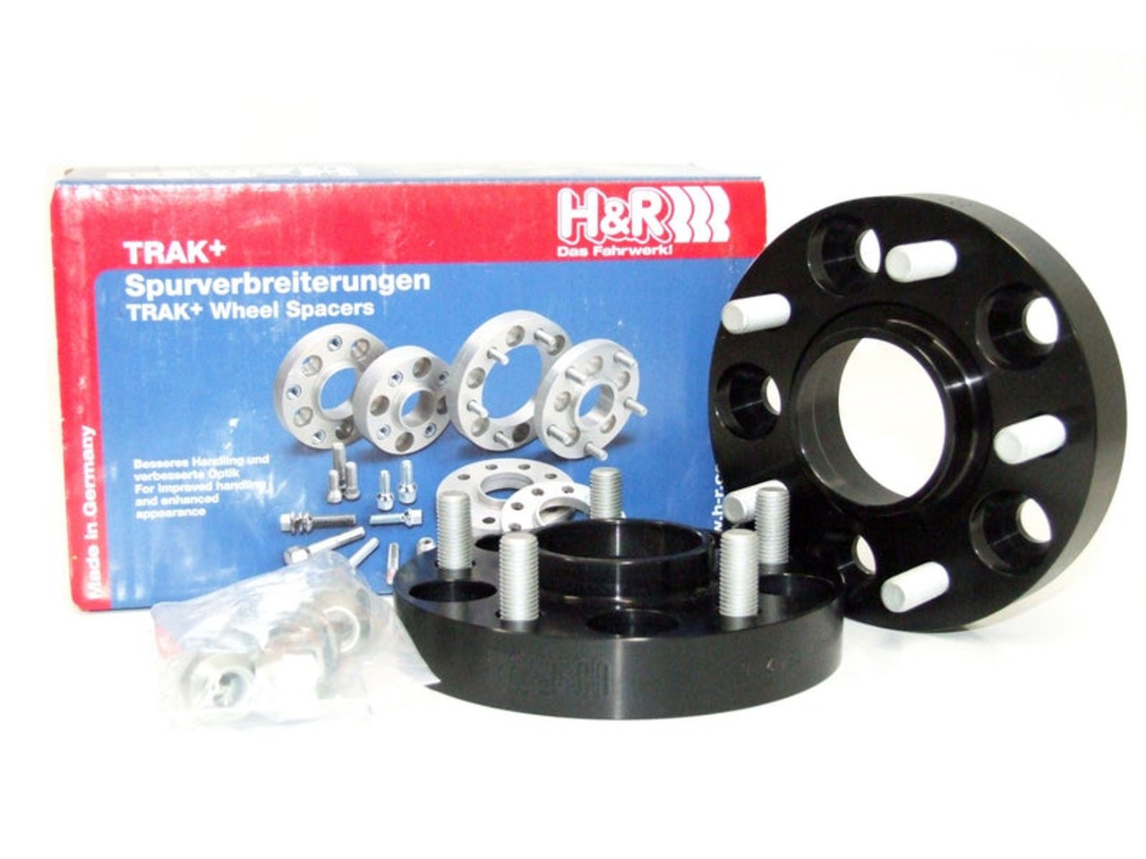 H&R TRAK+ DRM 17mm Wheel Spacers - Black for Tesla Model 3 - 3465642SW