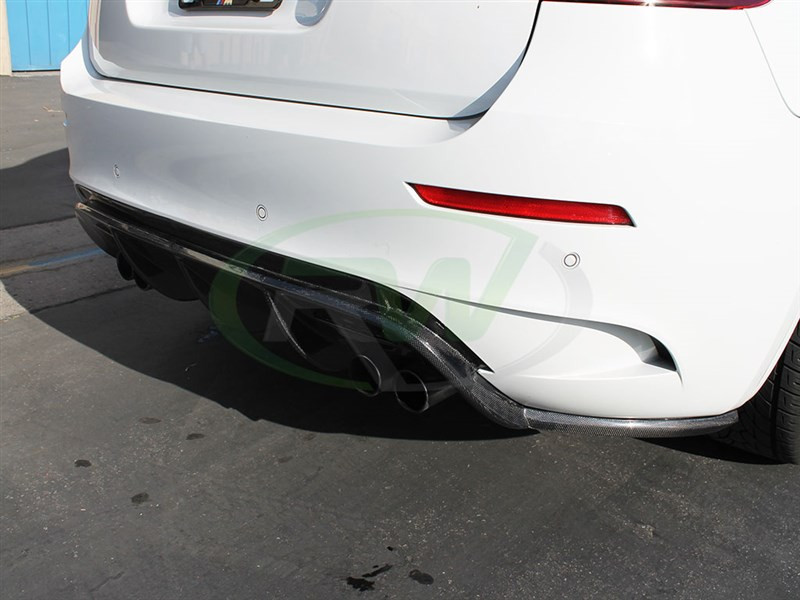 RW Carbon BMW E71 X6M DTM Carbon Fiber Rear Diffuser