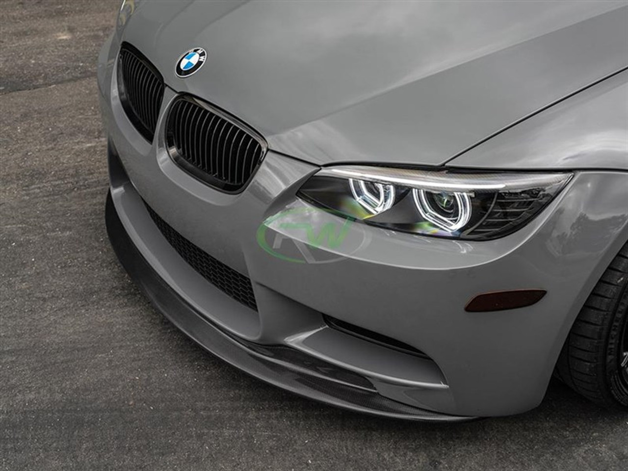 RW Carbon BMW E9X M3 GTS Style Carbon Fiber Front Lip - bmwe9xm321