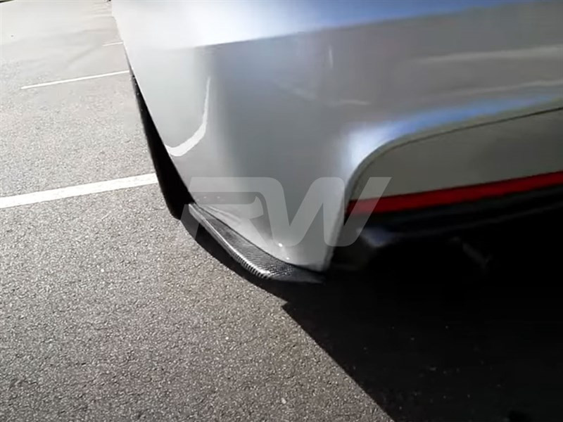 RW Carbon BMW F30 Carbon Fiber Rear Bumper Splitters RW Carbon BMW F30 Carbon Fiber Rear Bumper Splitters