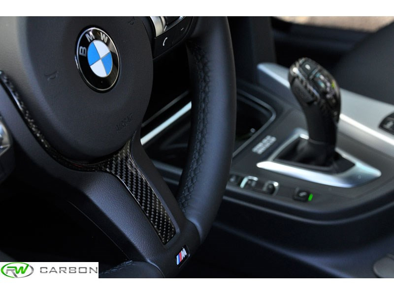 RW Carbon BMW Carbon Fiber Steering Wheel Trim MSport