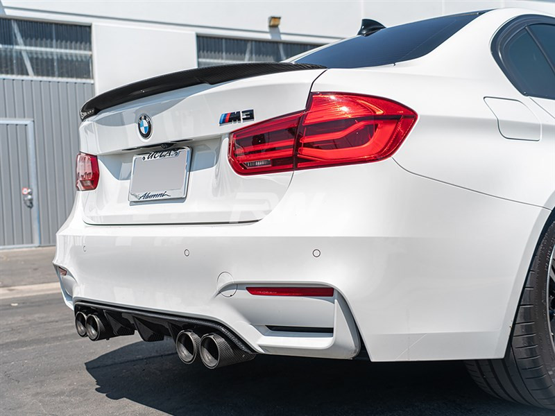 RW Carbon BMW F80 M3 Performance Style CF Trunk Spoiler