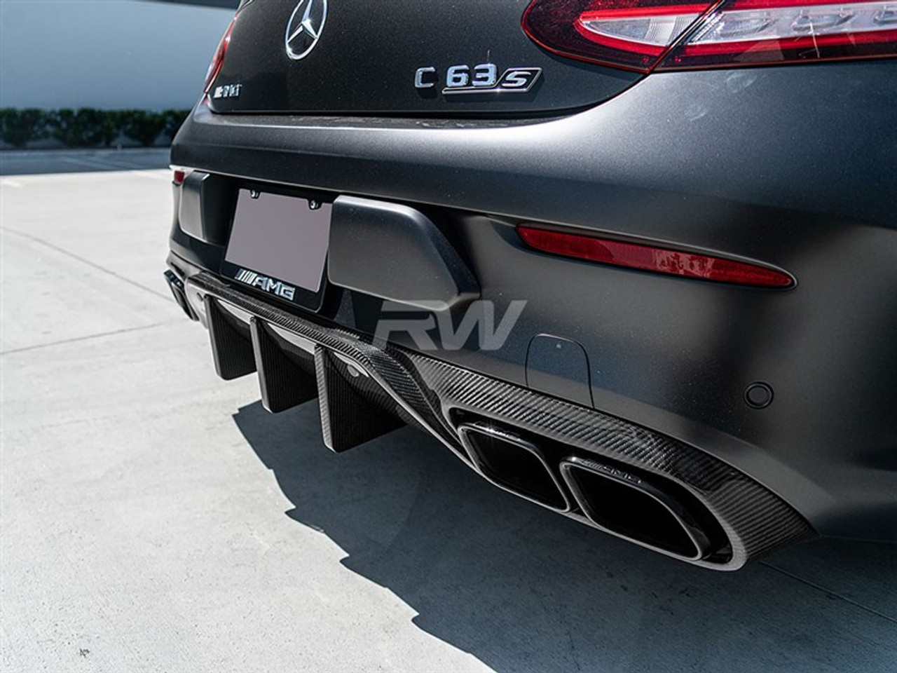 RW Carbon Mercedes W205 C63/C63S Coupe 19+ DTM CF Diffuser