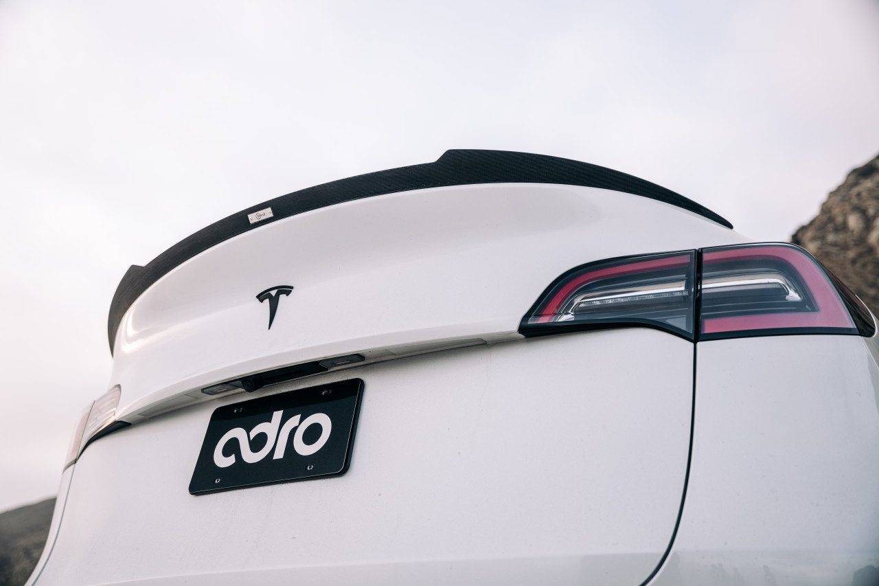 ADRO Tesla Model Y Premium Prepreg Carbon Fiber Spoiler